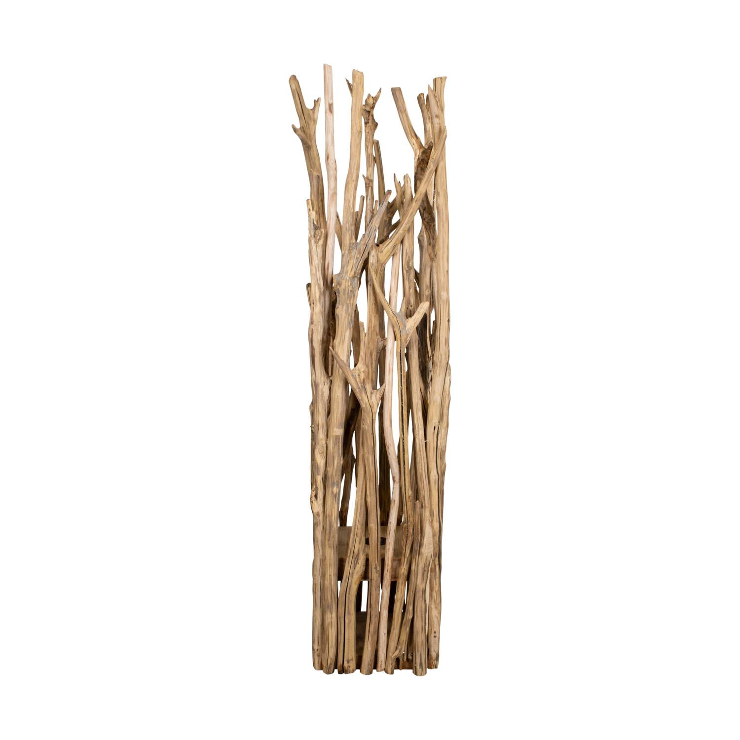 Floor lamp branch with lights chestnut 24x24x115cm - Natural