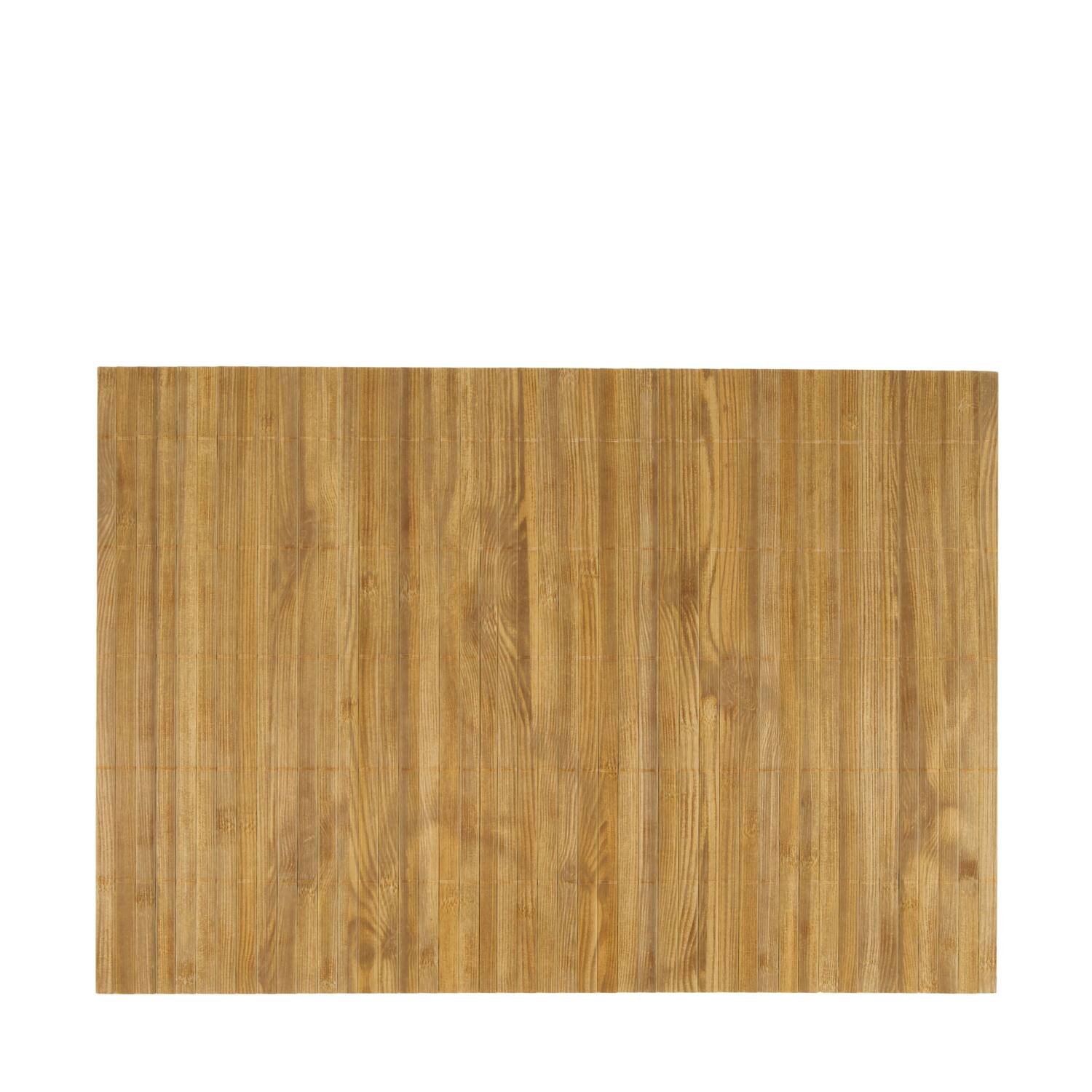 Placemat rectangular bamboo 43x30x0.21cm - Brown