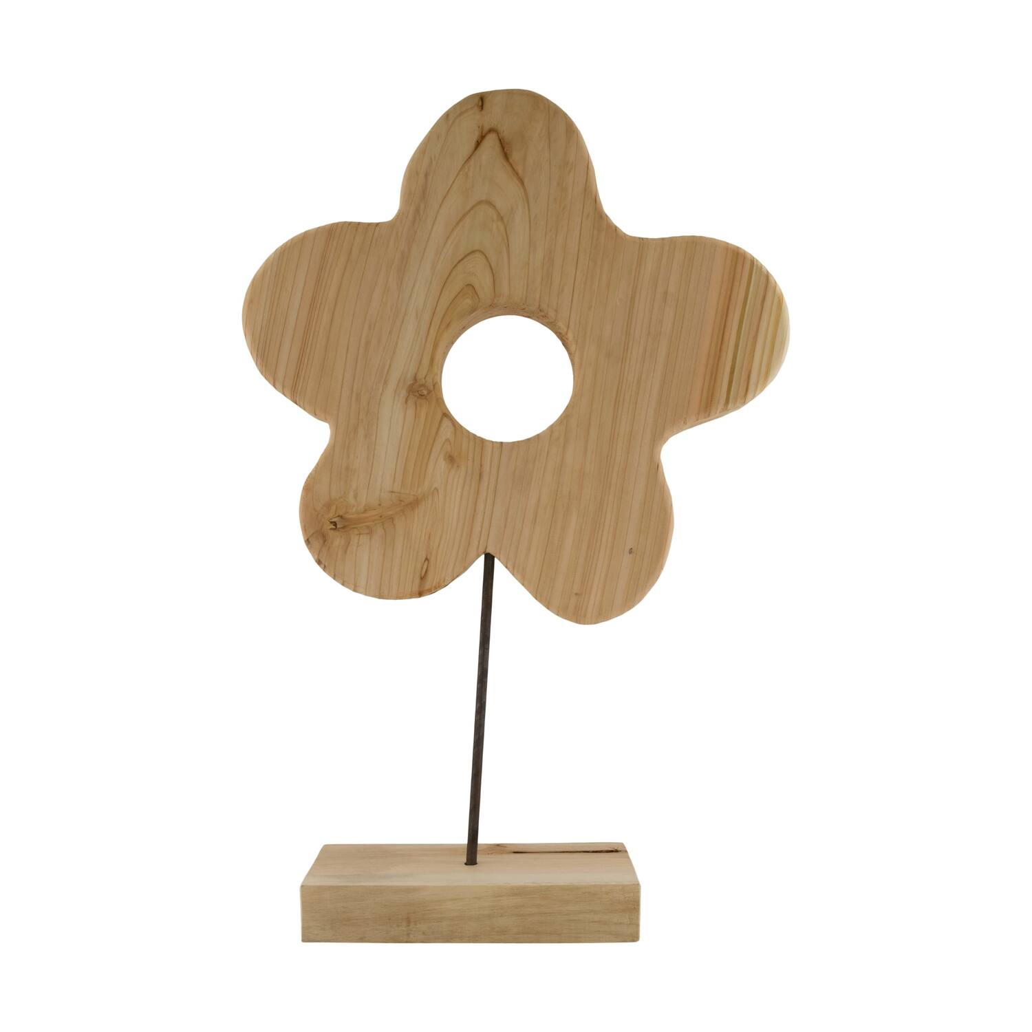 Flower fir wood on stand 40x40x57cm KD