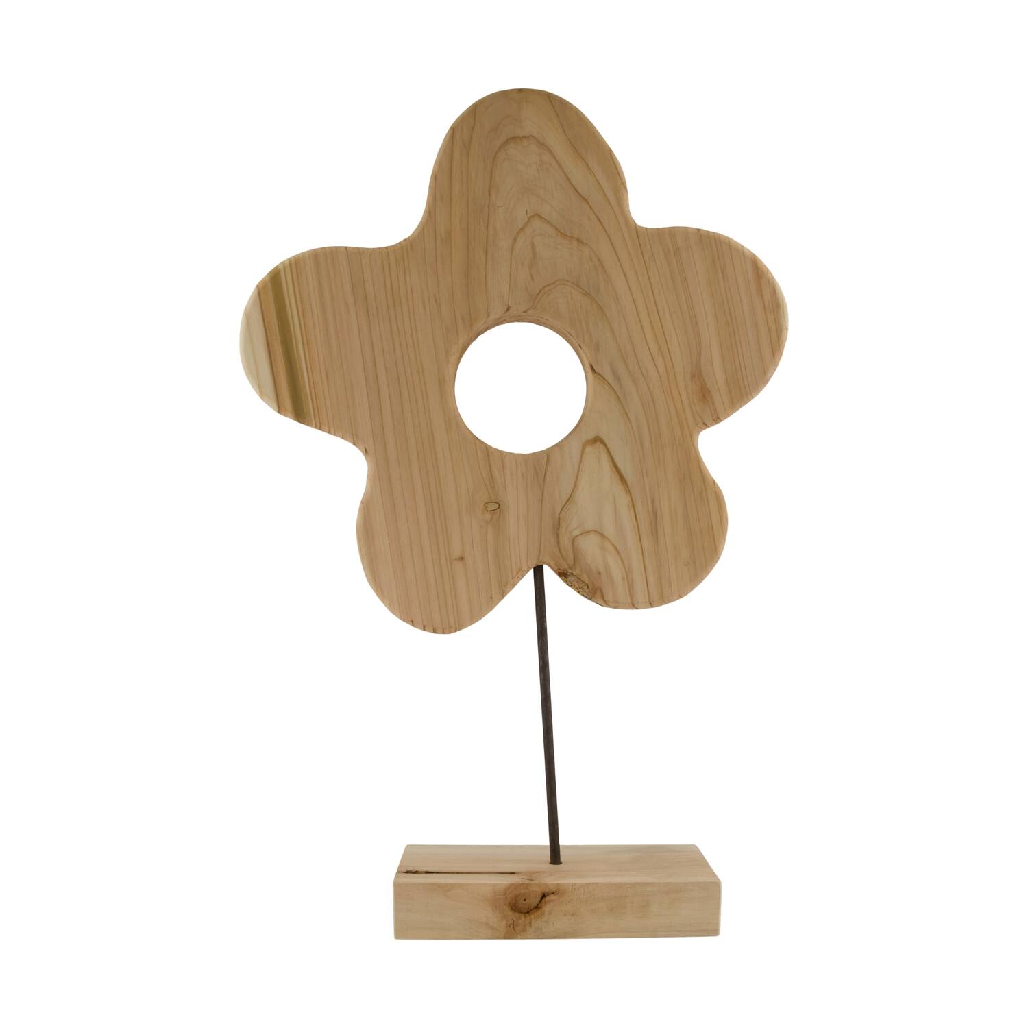 Flower fir wood on stand 40x40x57cm KD