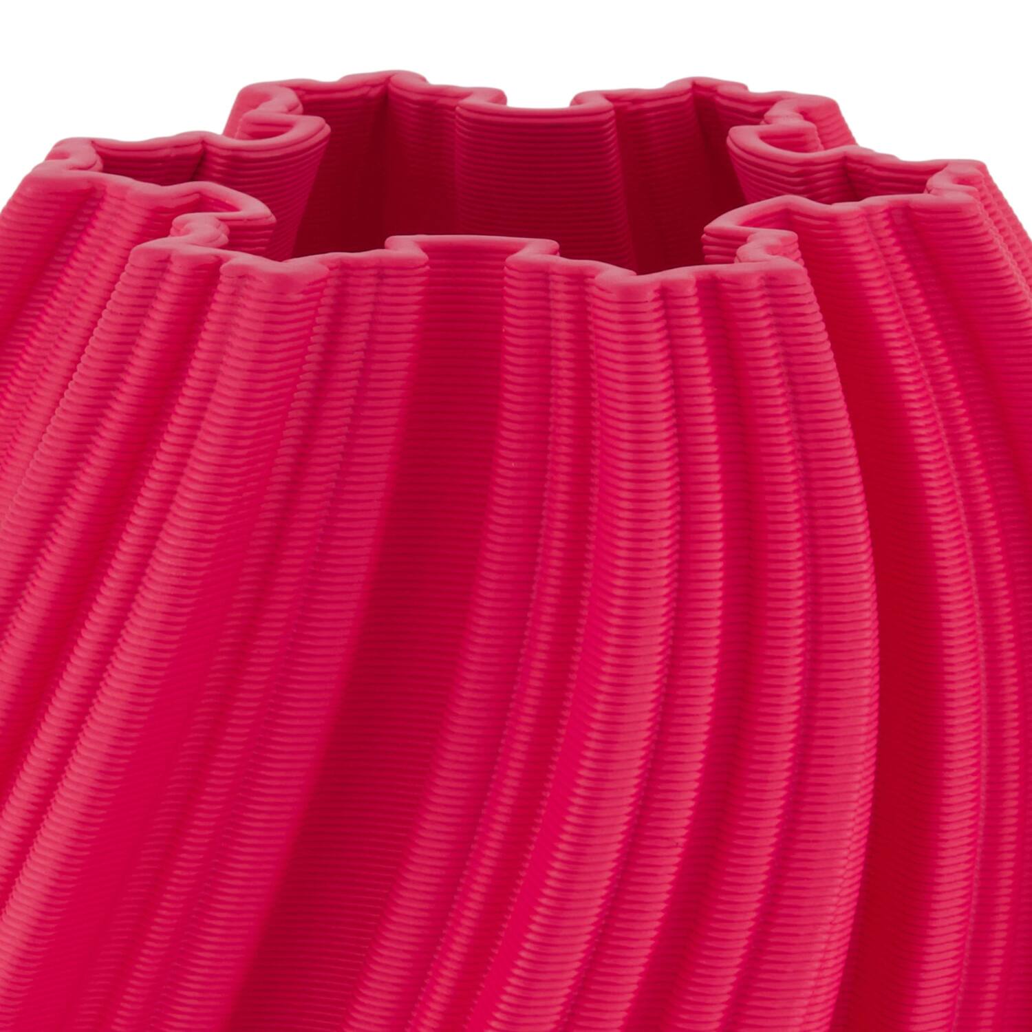 Vase 3D ceramic 19x19x24cm - Pink