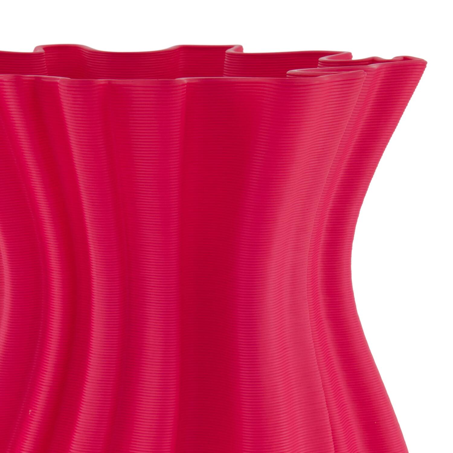 Vase 3D ceramic 21x22x36cm - Pink