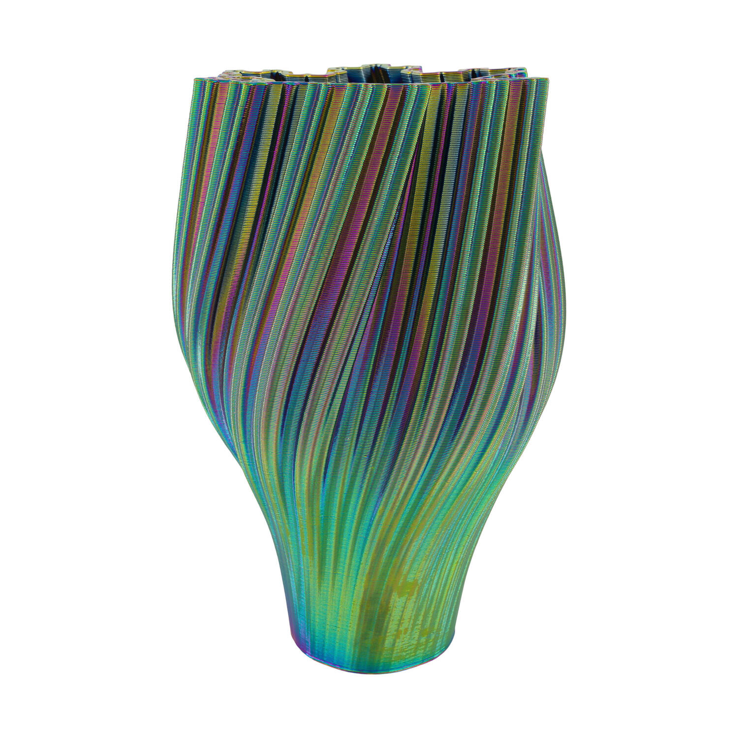 Vase 3D ceramic 24x24x38cm - Multi