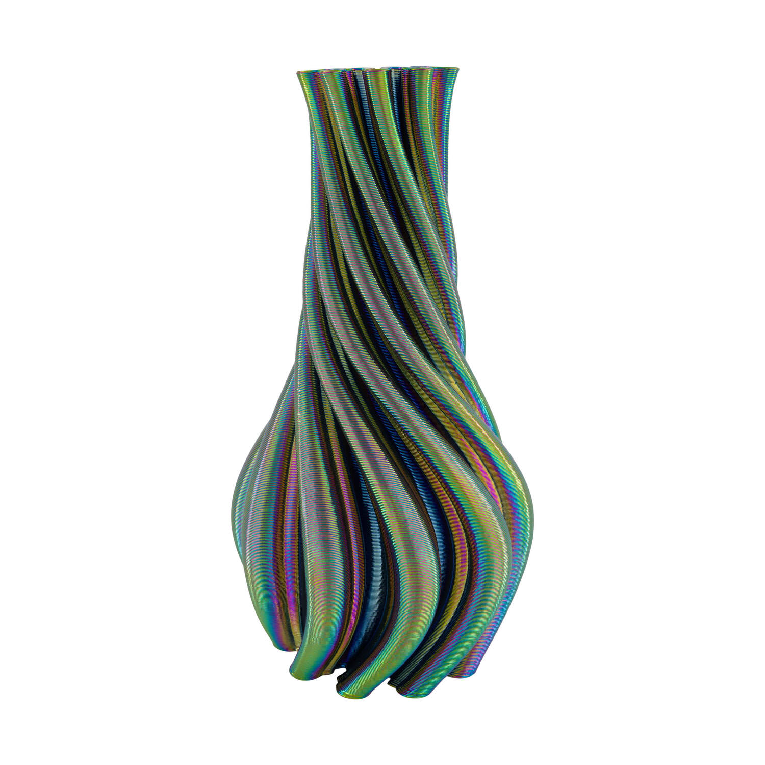Vase 3D ceramic 21x21x40cm - Multi