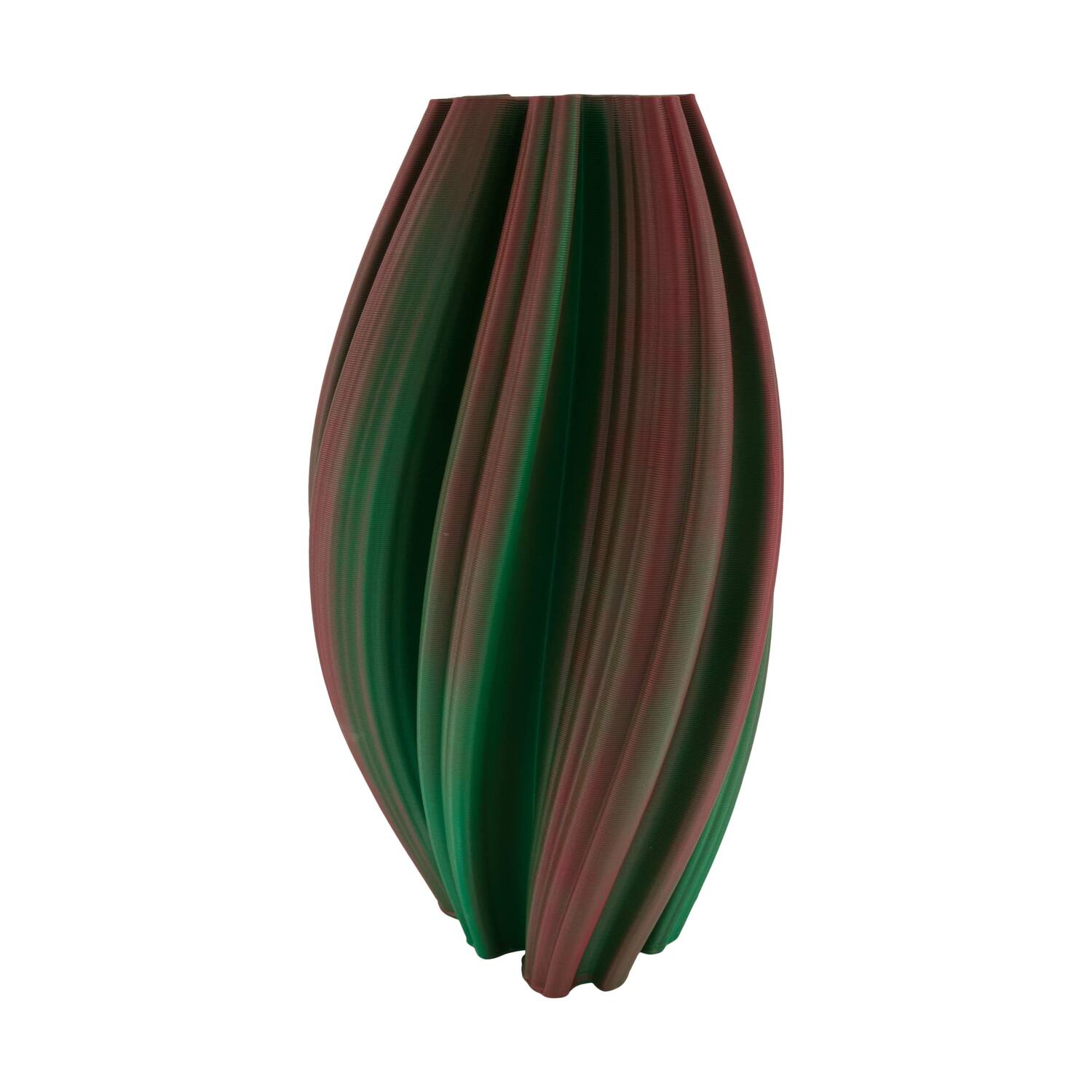 Vase 3D ceramic 23.5x23.5x40cm