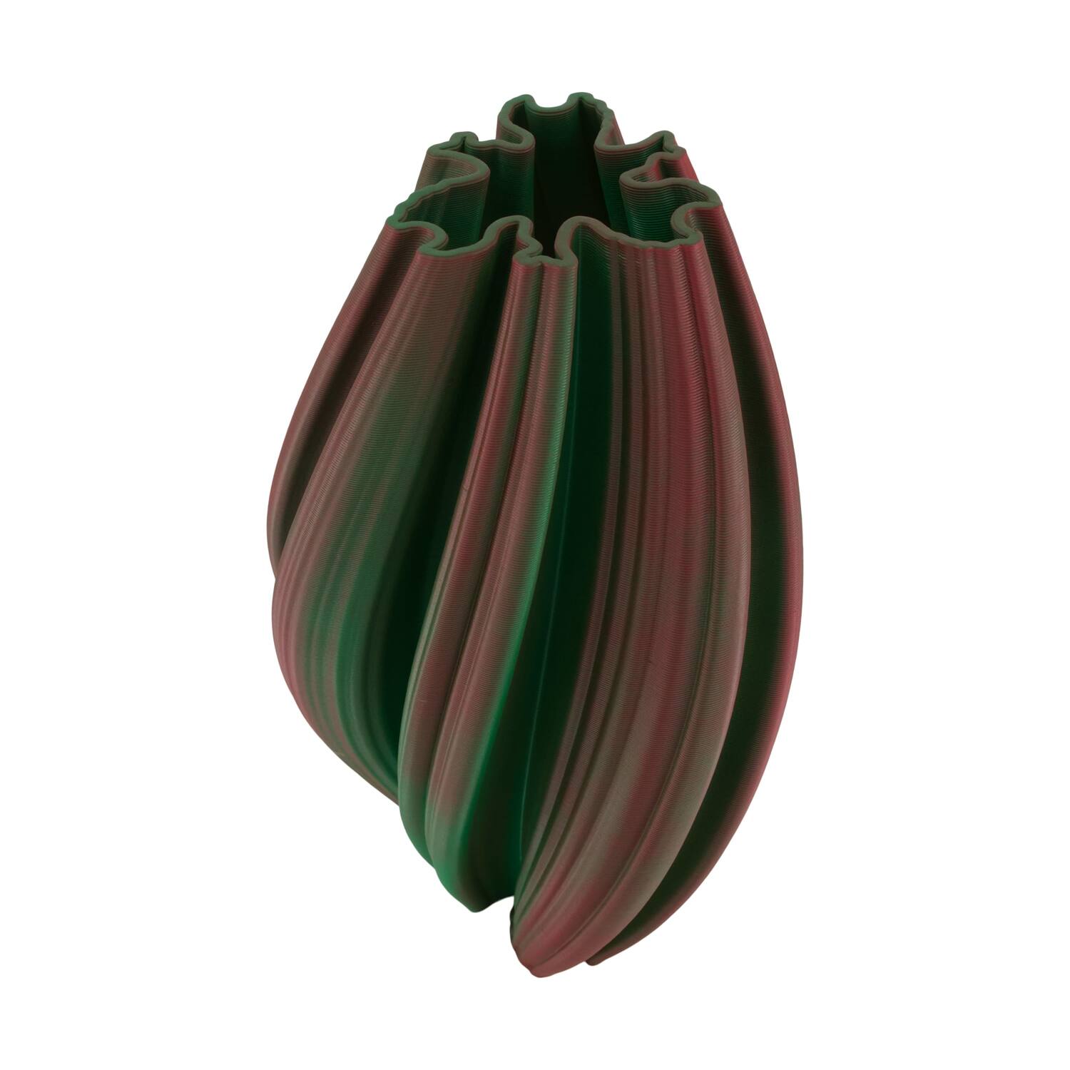 Vase 3D ceramic 23.5x23.5x40cm