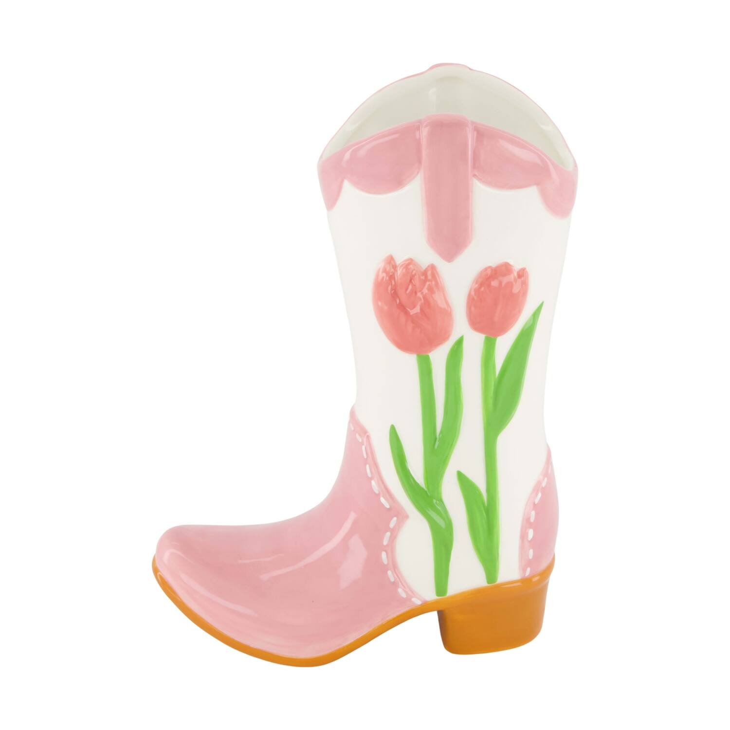 Vase boot ceramic 16.5x8.5x23cm - Multi