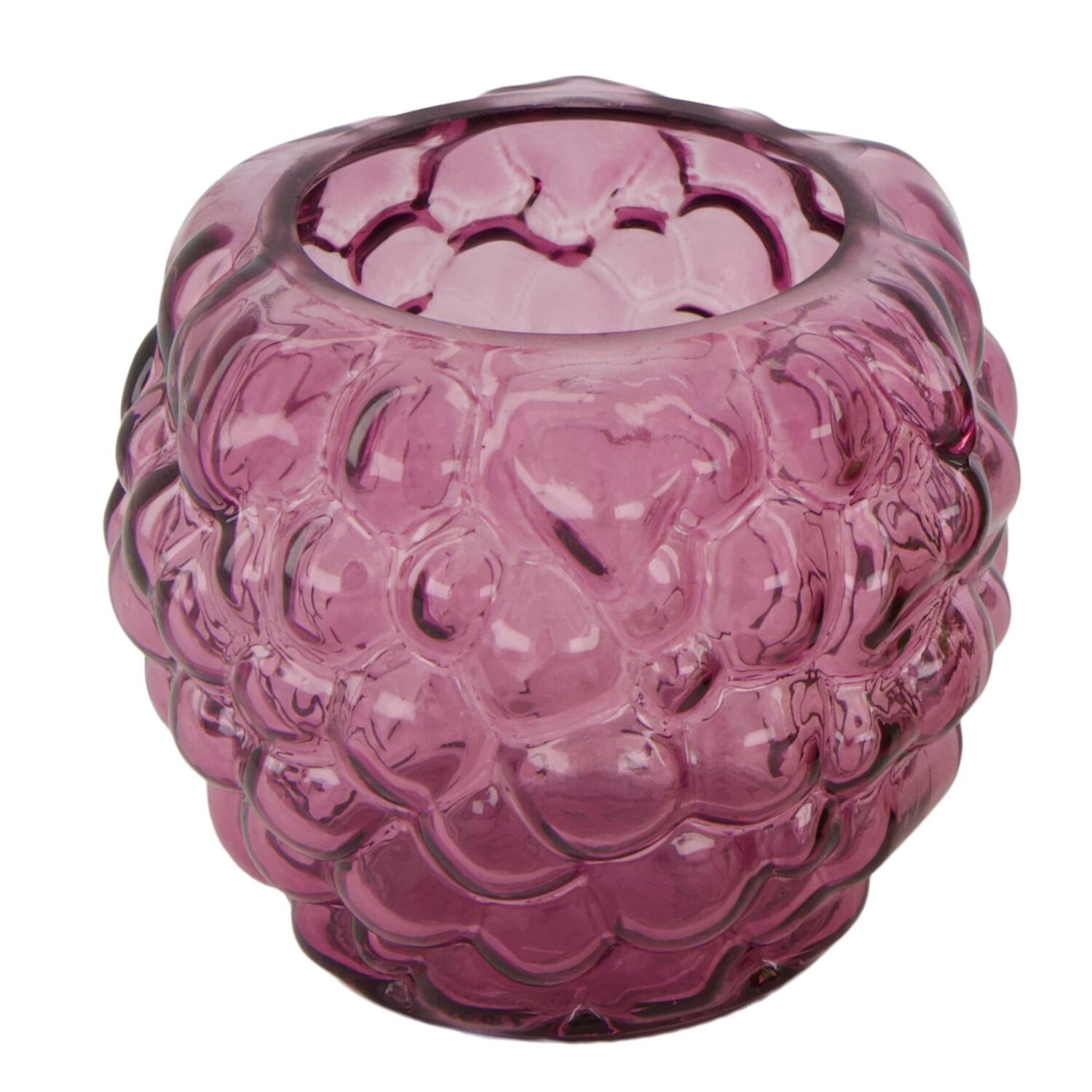 Tealight holder grape glass 10x10x8.6cm C3 - Multi