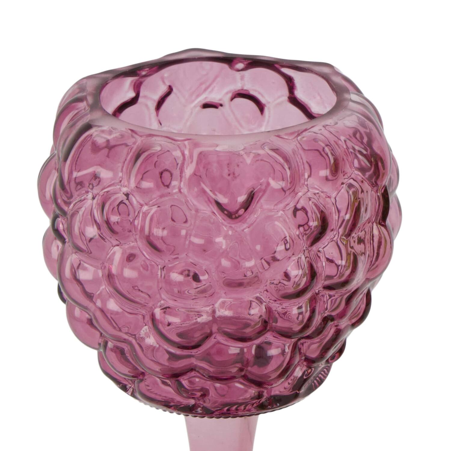 Tealight holder grape glass 9.2x9.2x17.7cm - Multi
