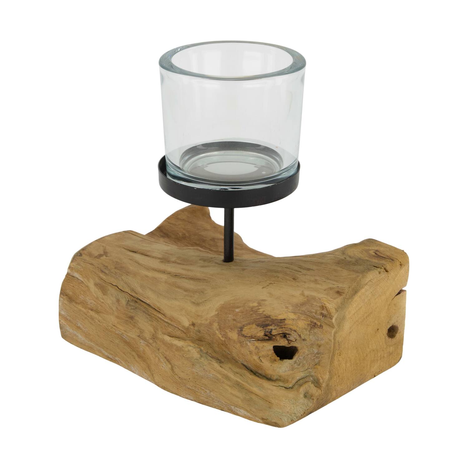 Pillar candle holder root 18x14x18cm