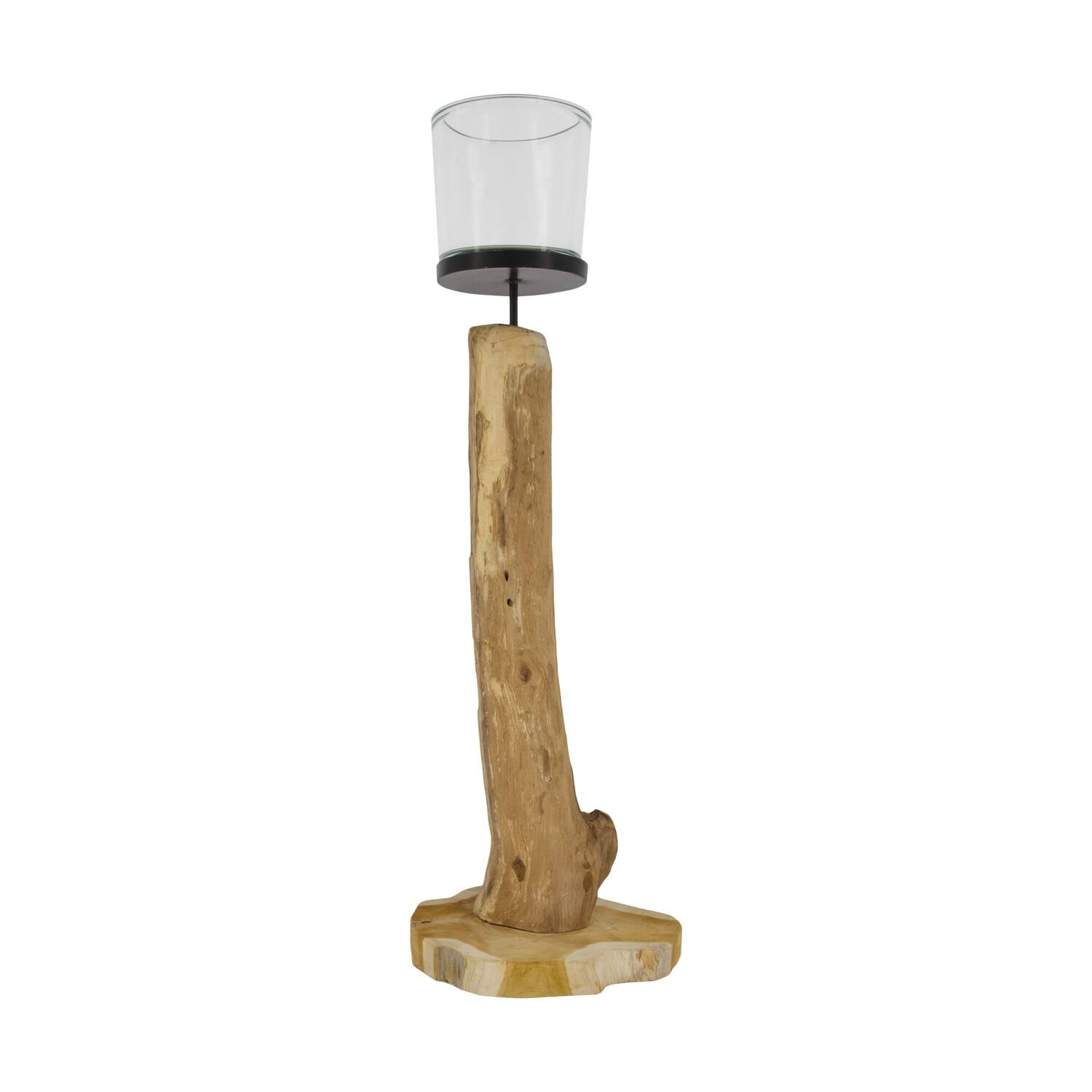 Pillar candle holder root 22x22x58cm - Natural