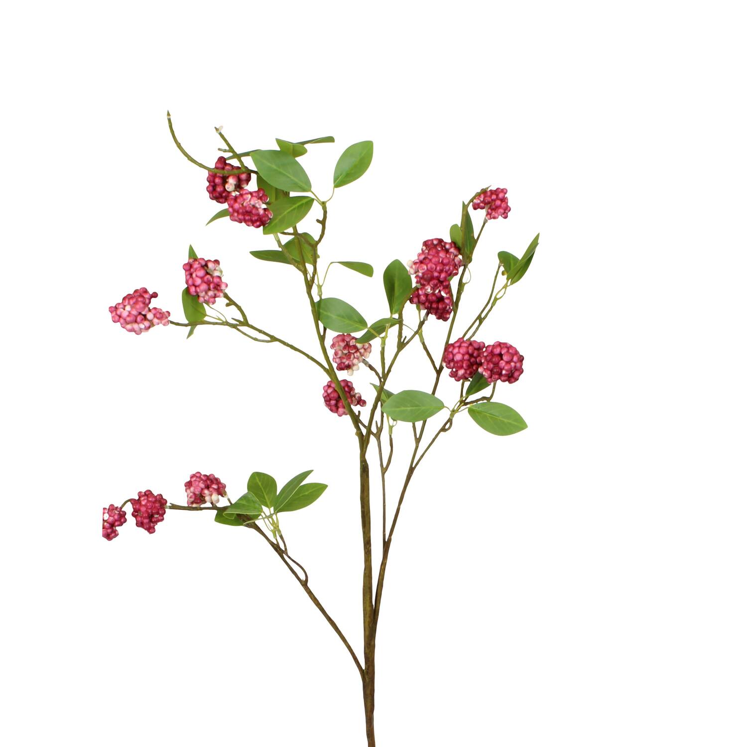 Branch berries artificial 119.5x25x5cm - Pink
