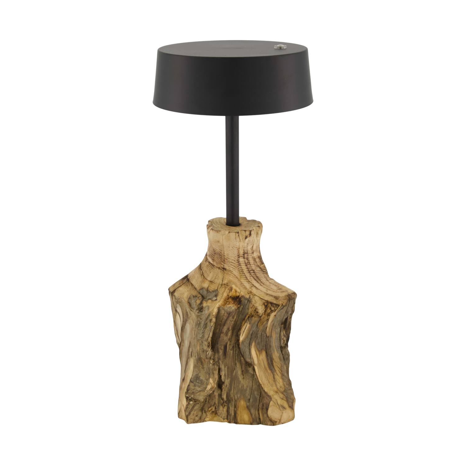 Table lamp rechargeable incl. cable metal on feet 13x13x32cm - Natura