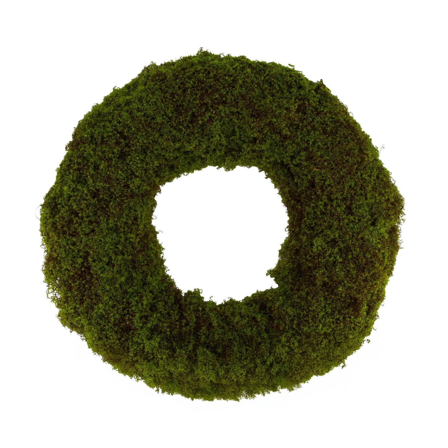 Wreath moss PE 58x58x8cm - Green