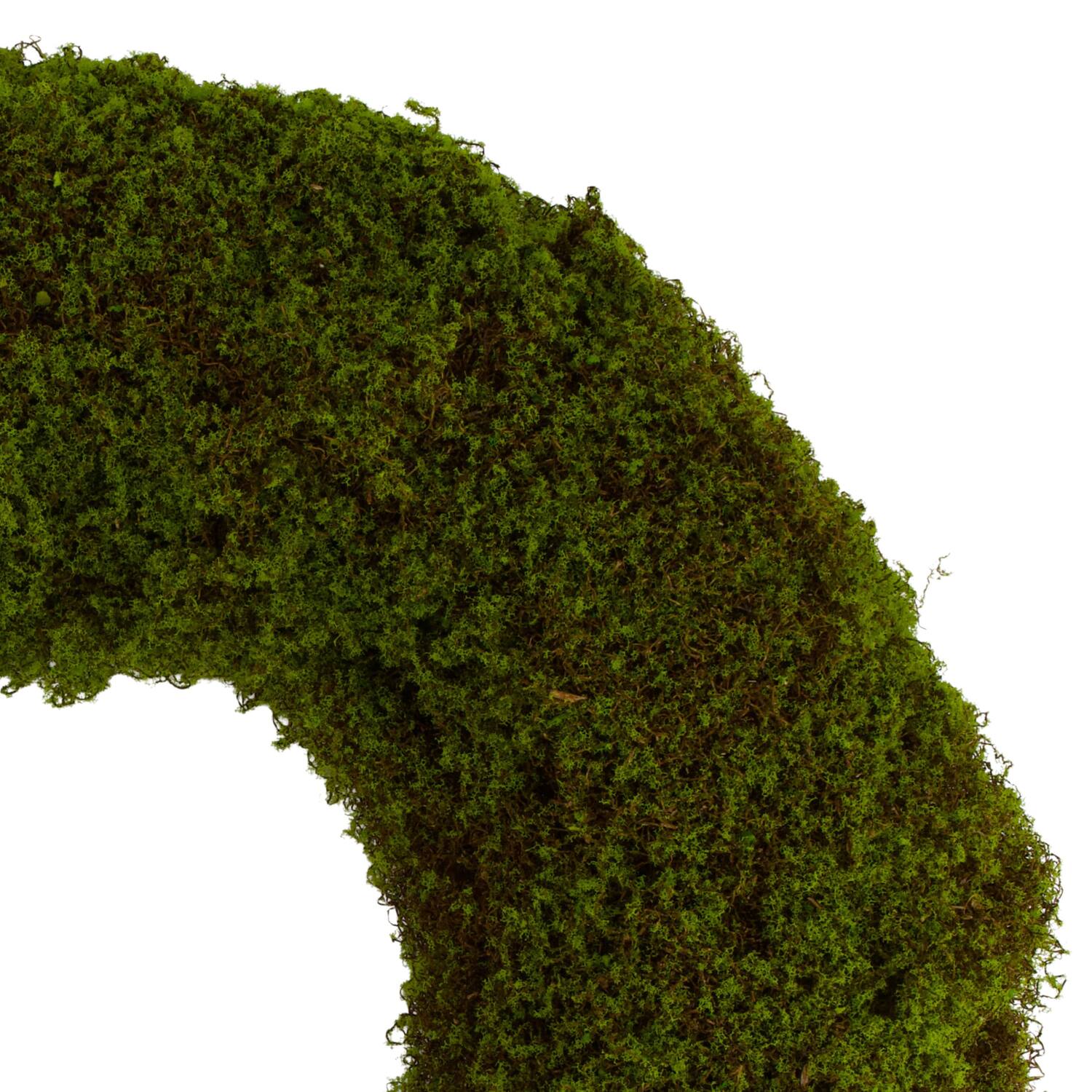 Wreath moss PE 58x58x8cm - Green
