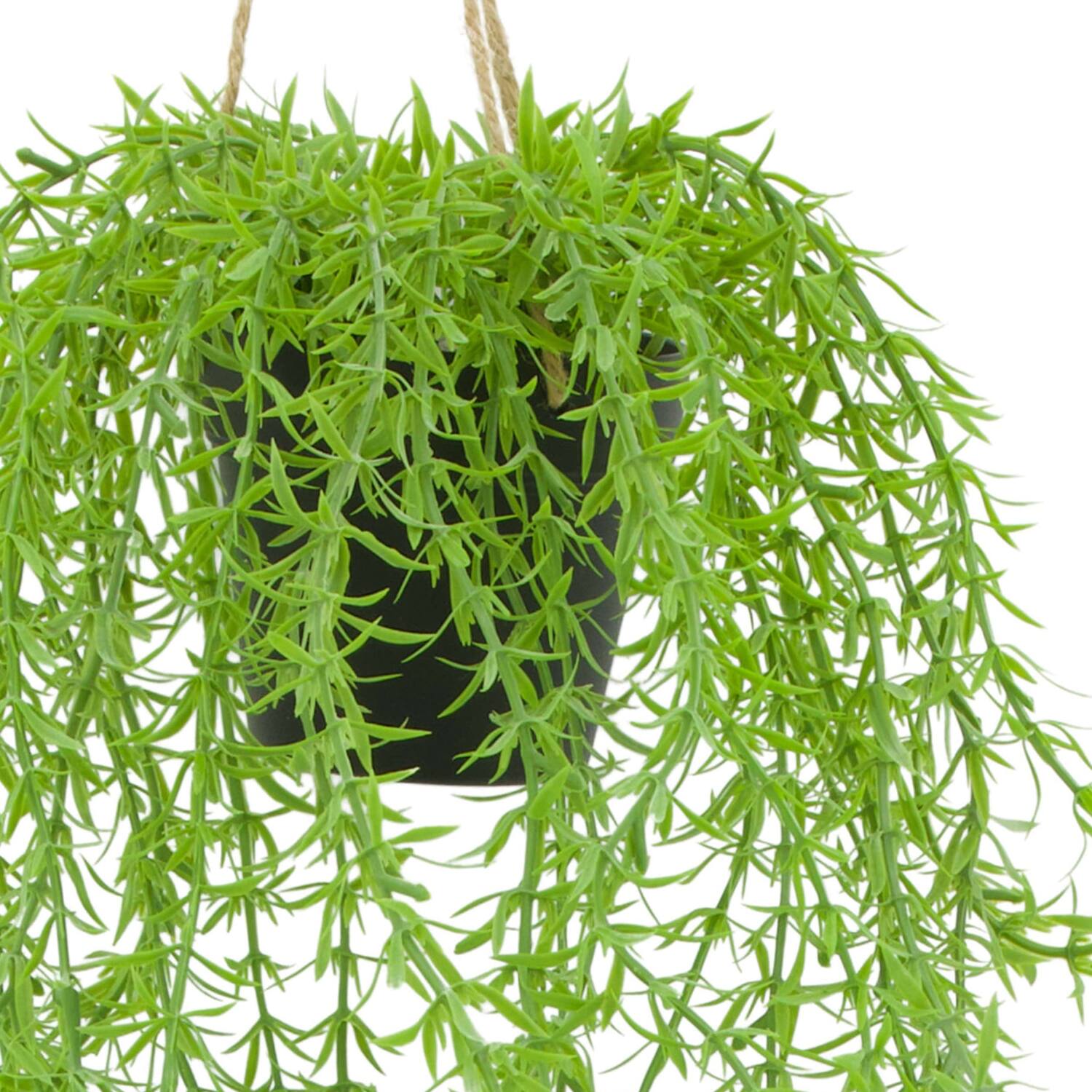 Plant willow PE with hanger 16x16x75cm - Green
