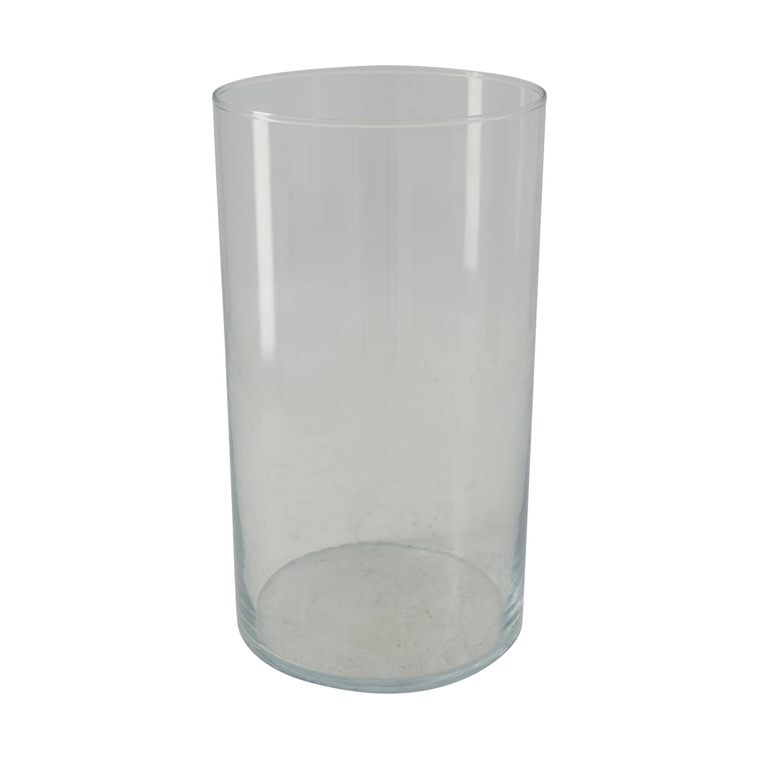 Vase round glass 15.5x15.5x29cm - Transparent