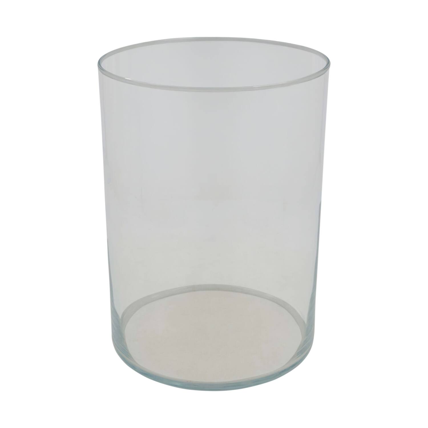 Vase round glass 18x18x25cm - Transparent