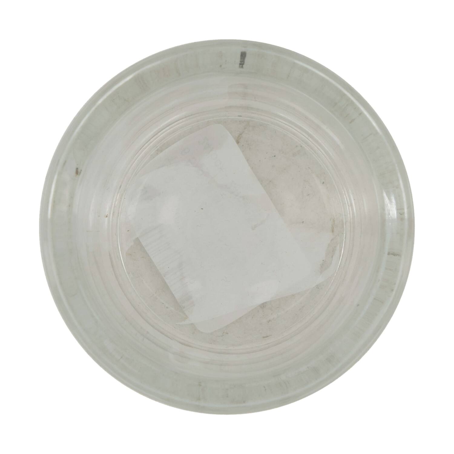 Tealight holder round glass 6.5x6.5x6cm