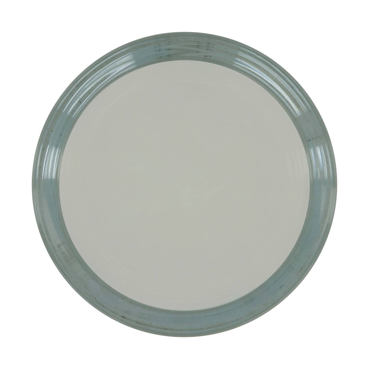 Tealight holder round glass 9x9x8cm - Transparent