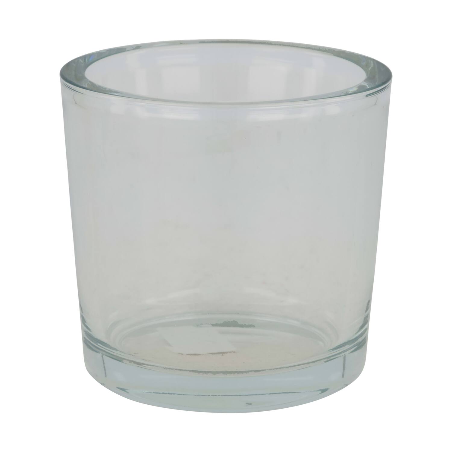 Tealight holder round glass 12x12x12cm - Transparent