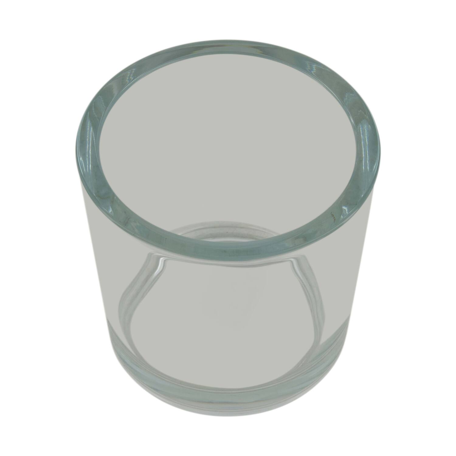 Tealight holder round glass 12x12x12cm - Transparent