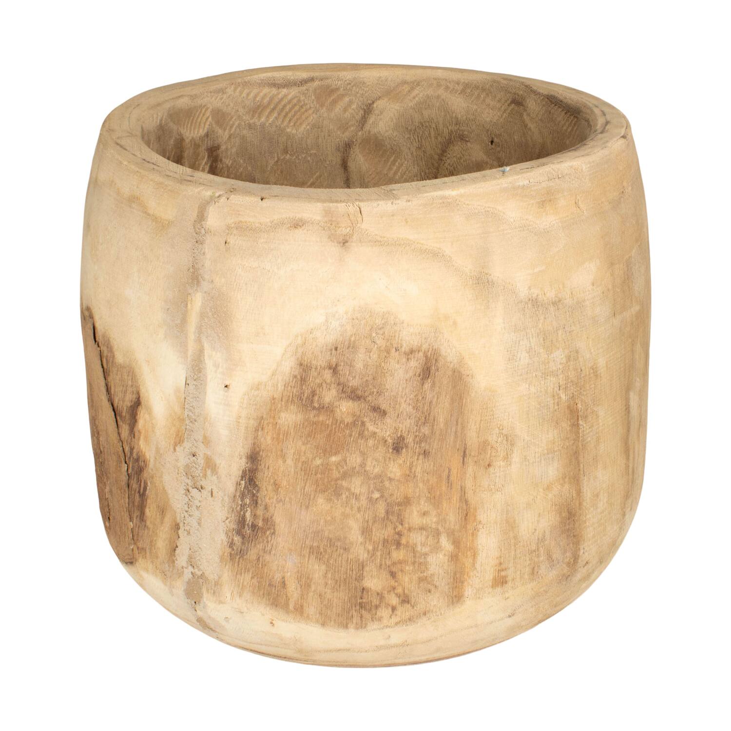 Planter paulownia wood 32x32x30cm