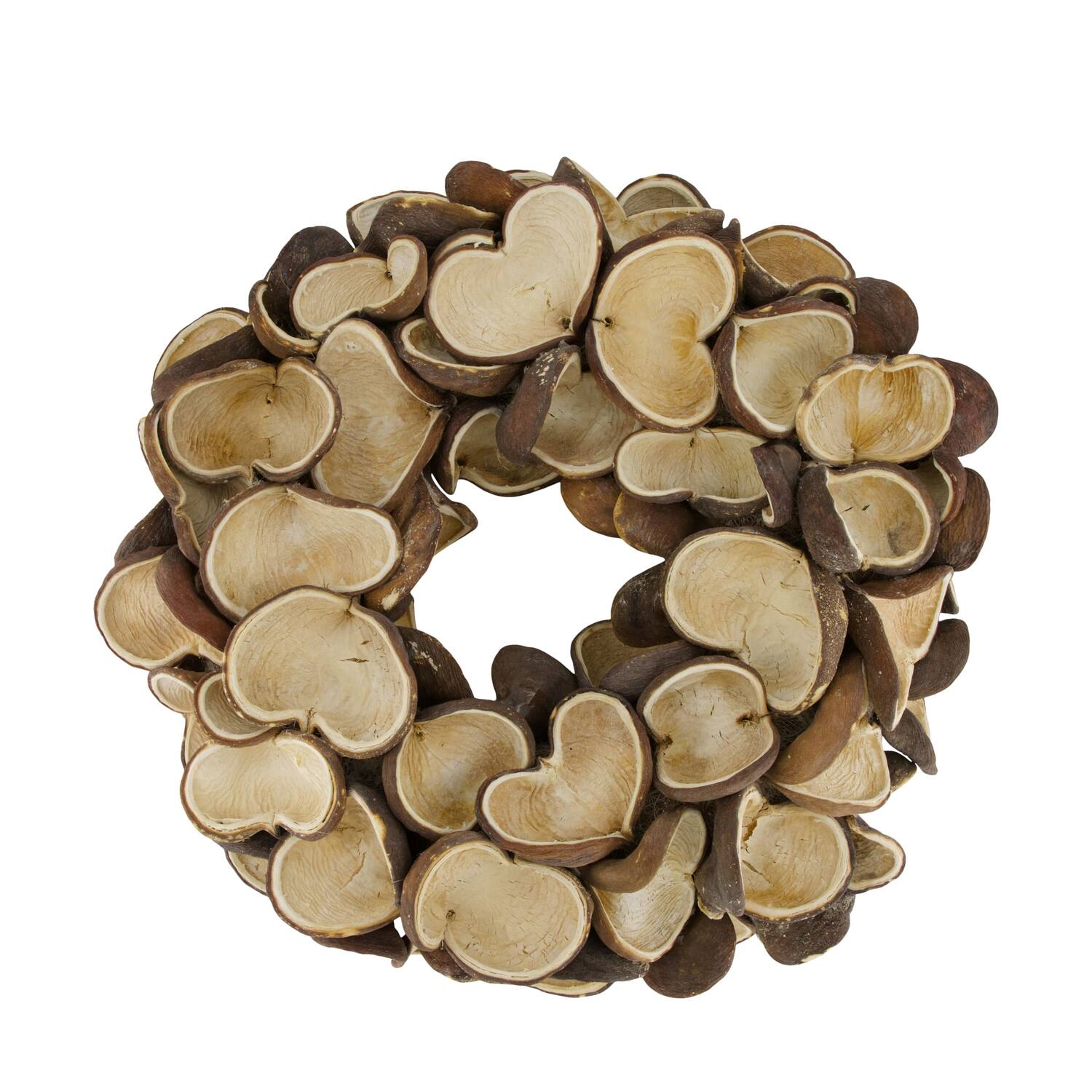 Wreath badam nature 55x55x11cm