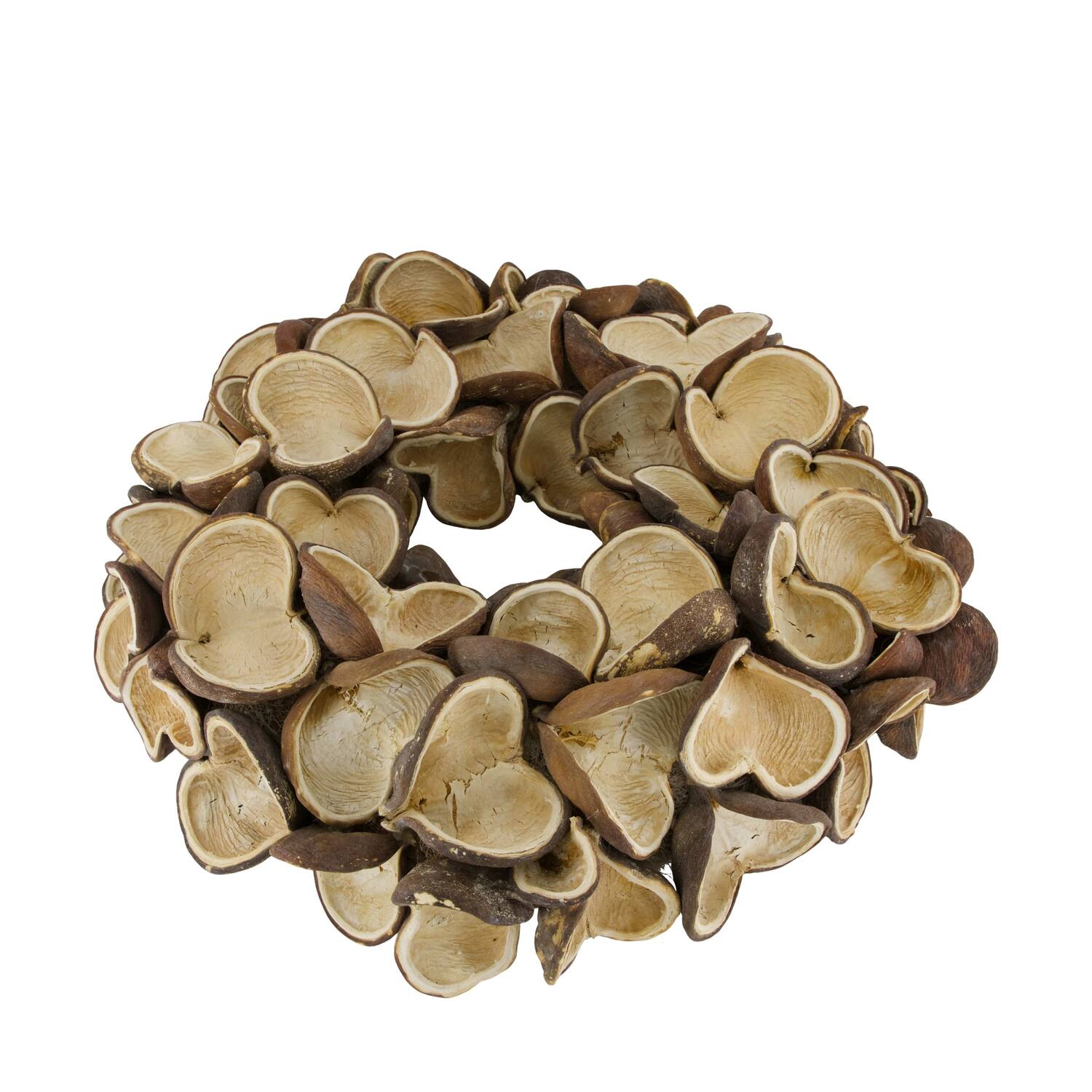 Wreath badam nature 55x55x11cm