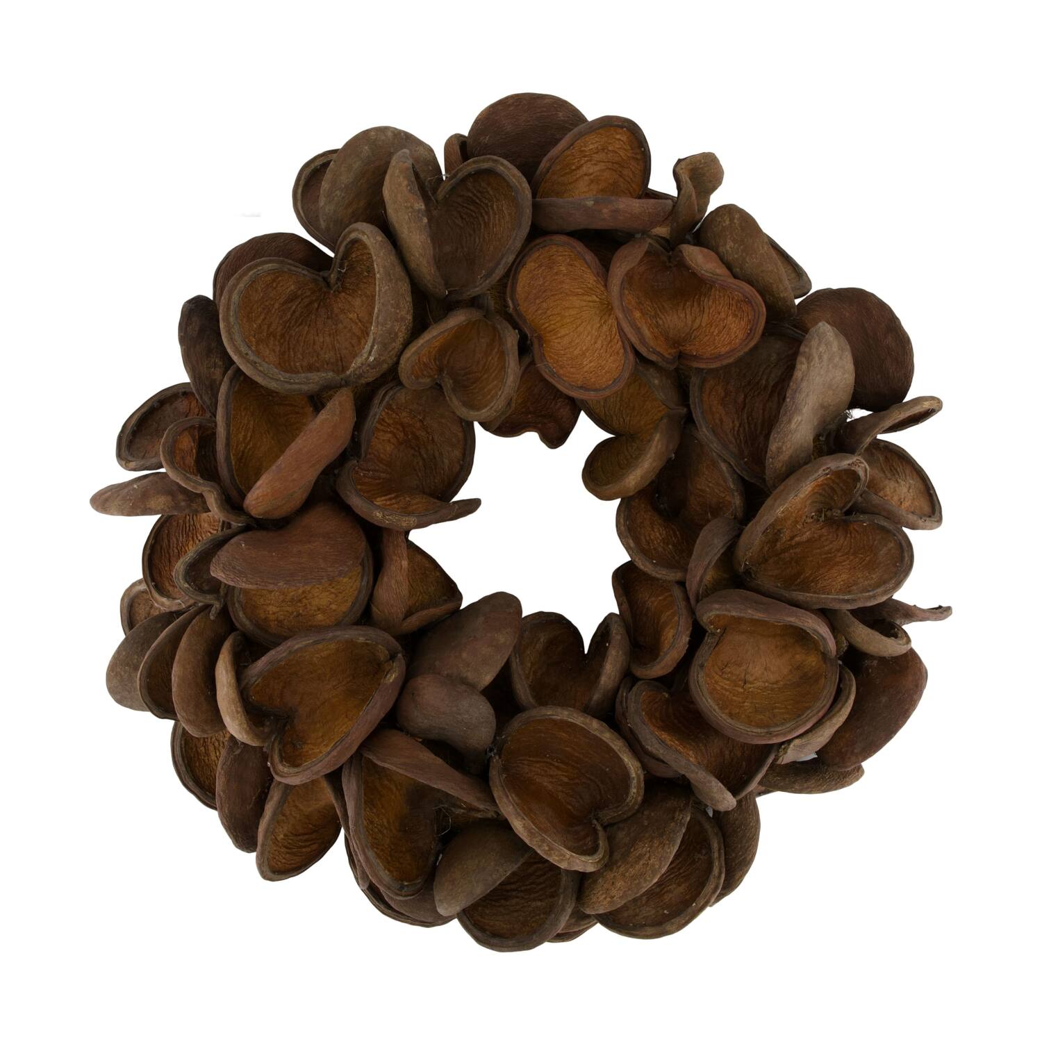 Wreath badam nature 55x55x11cm