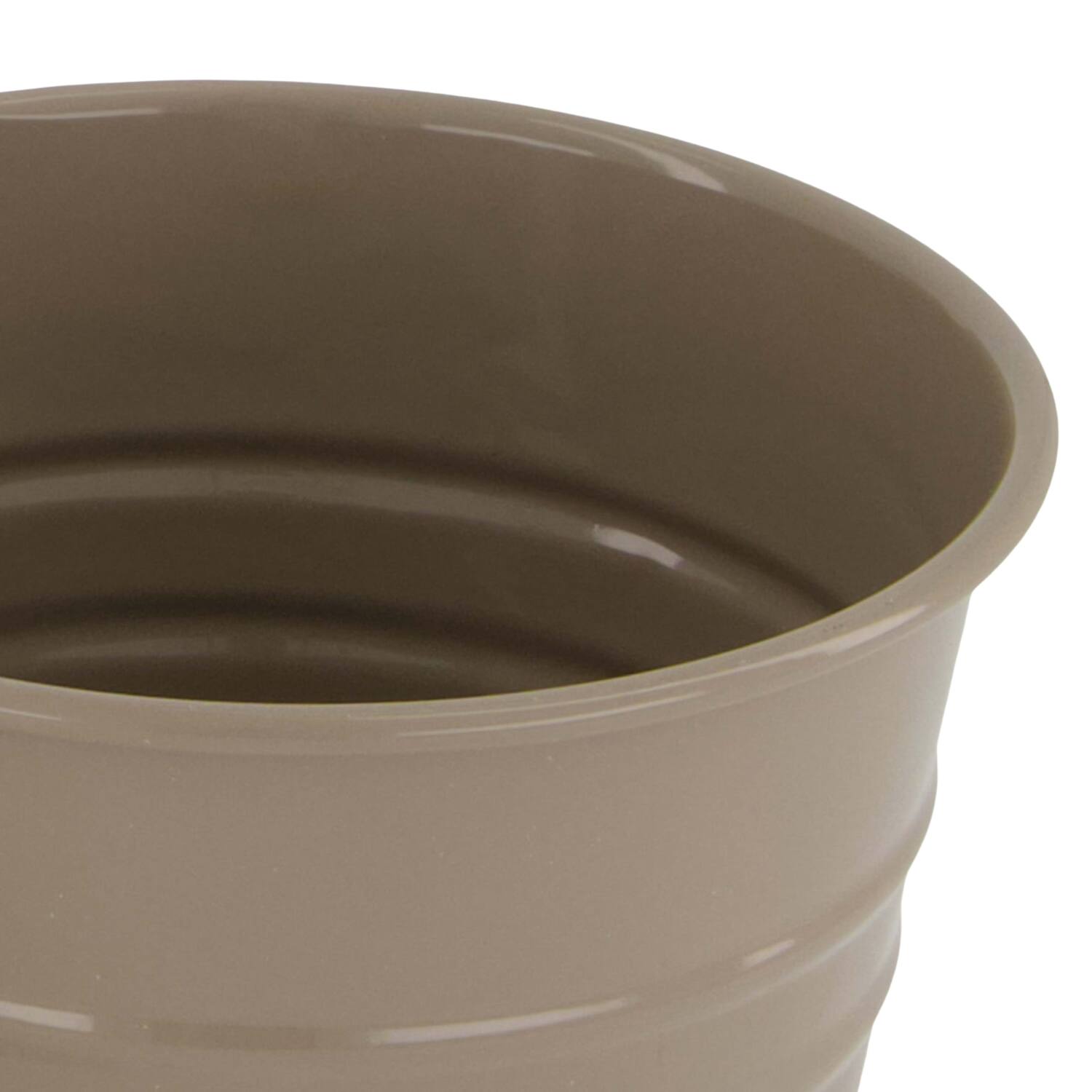 Planter round metal 17x17x16cm