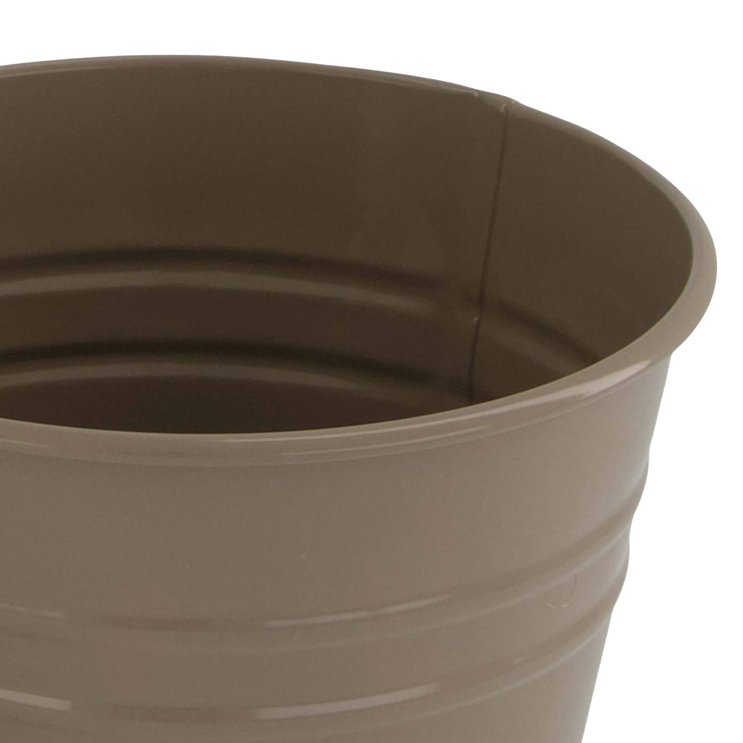 Planter round metal 13x13x12cm