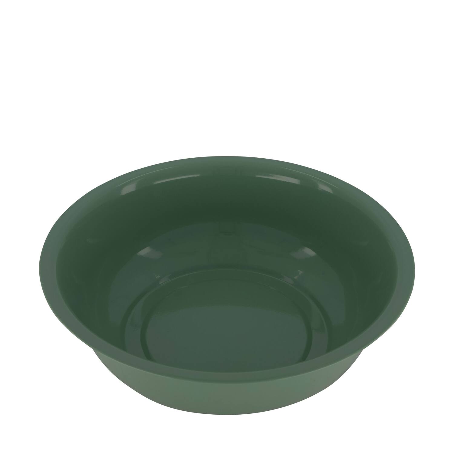 Bowl round metal 34x34x9.5cm - Green