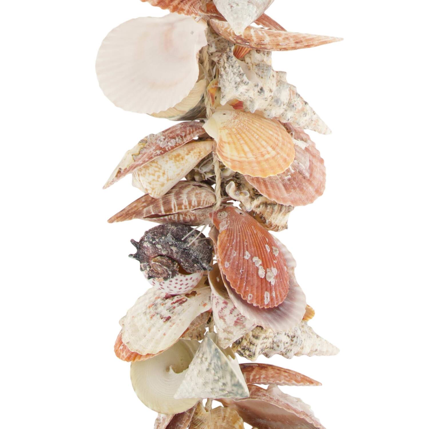 Garland shells nature 12x8x80cm - Multi