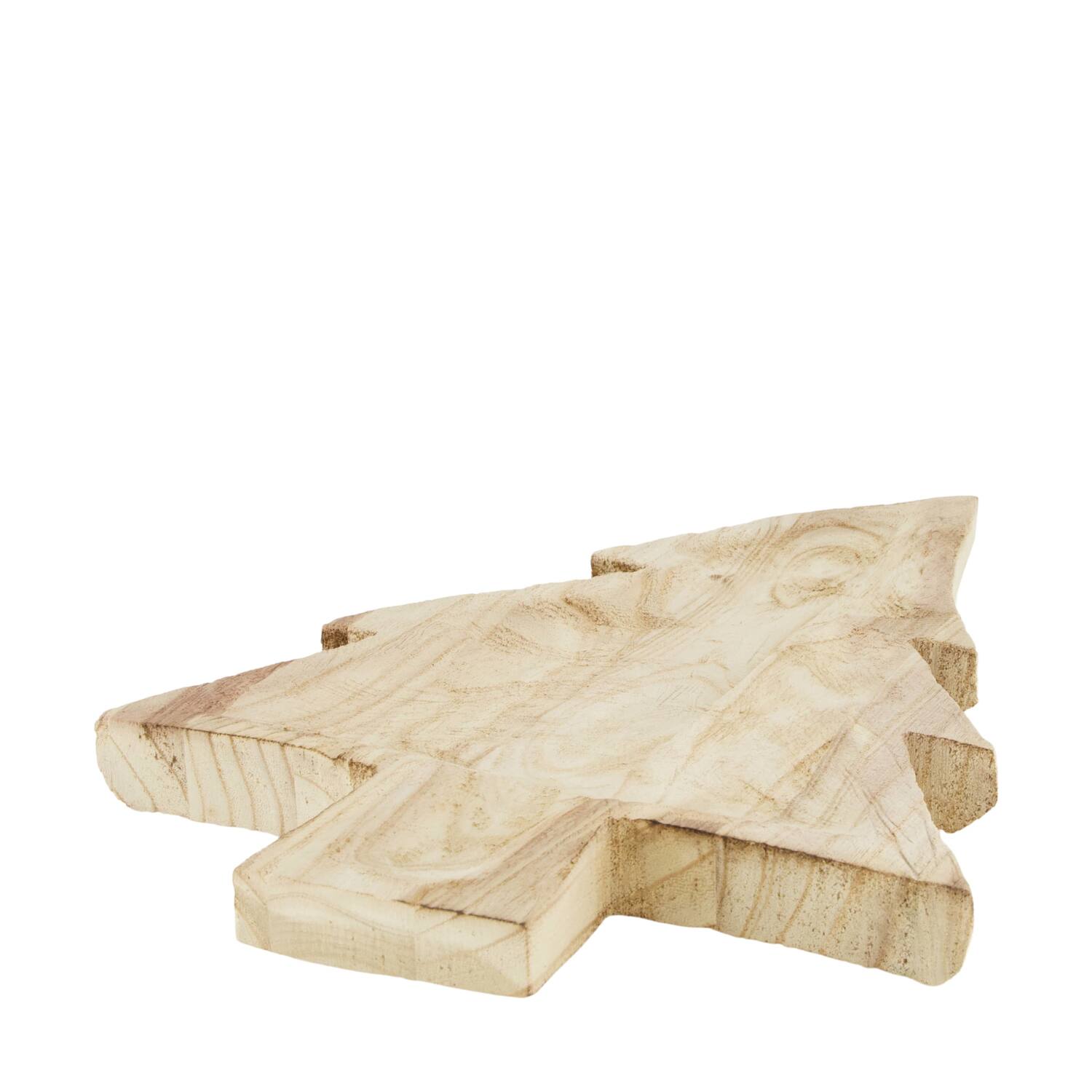 Tray tree paulownia wood 38x28x3cm