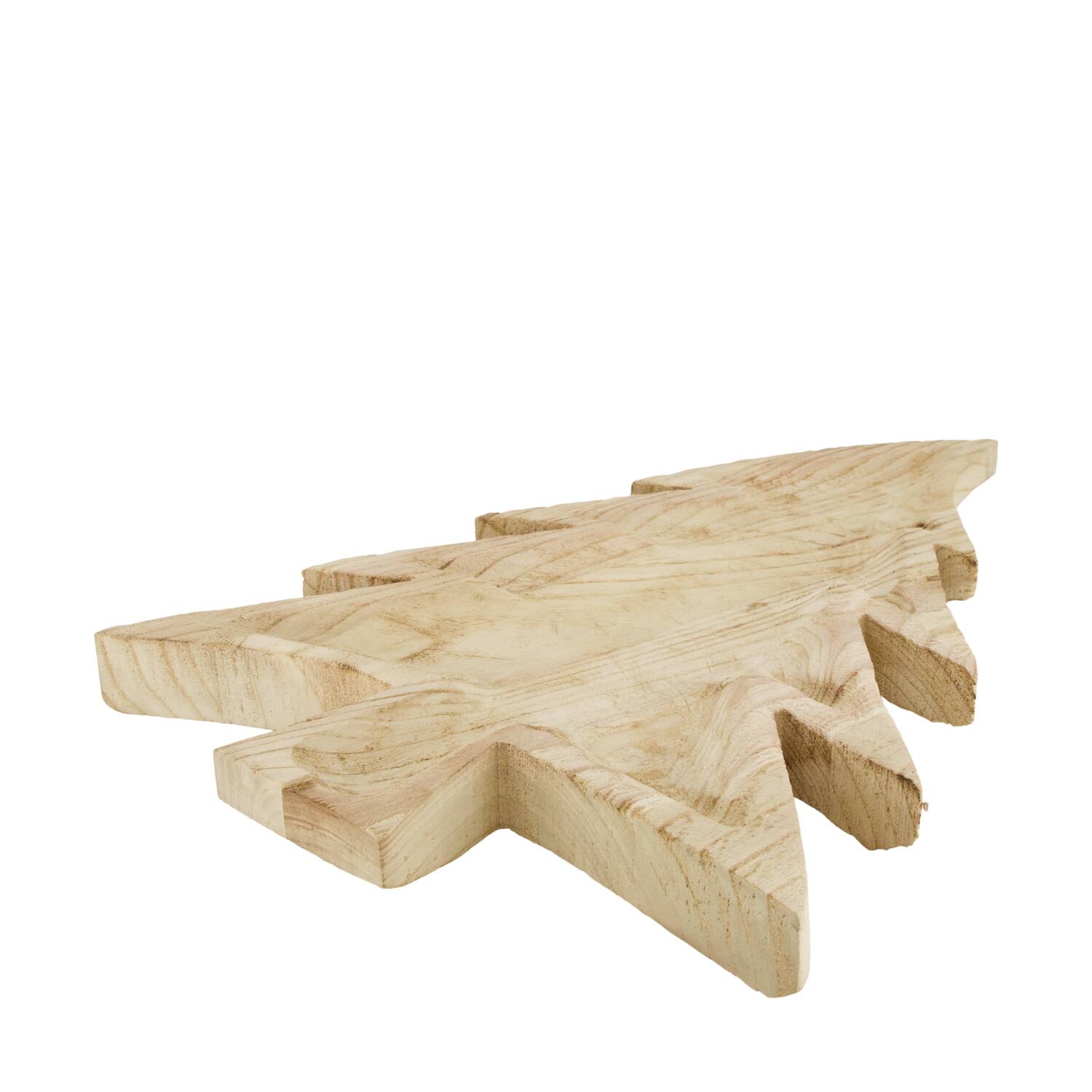 Tray tree paulownia wood 58x37x4cm - Natural