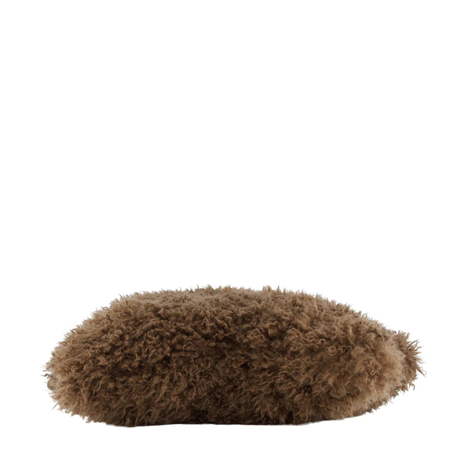 Cushion star polyester 45x45x8cm - Brown