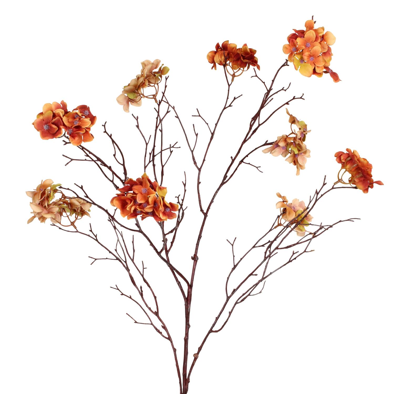 Branch hydrangea artificial 102x40x10cm