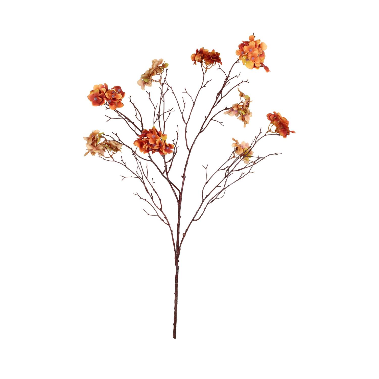 Branch hydrangea artificial 102x40x10cm