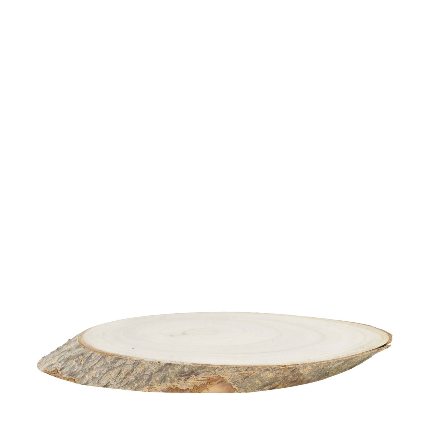 Slice oval paulownia wood 24x12x2cm