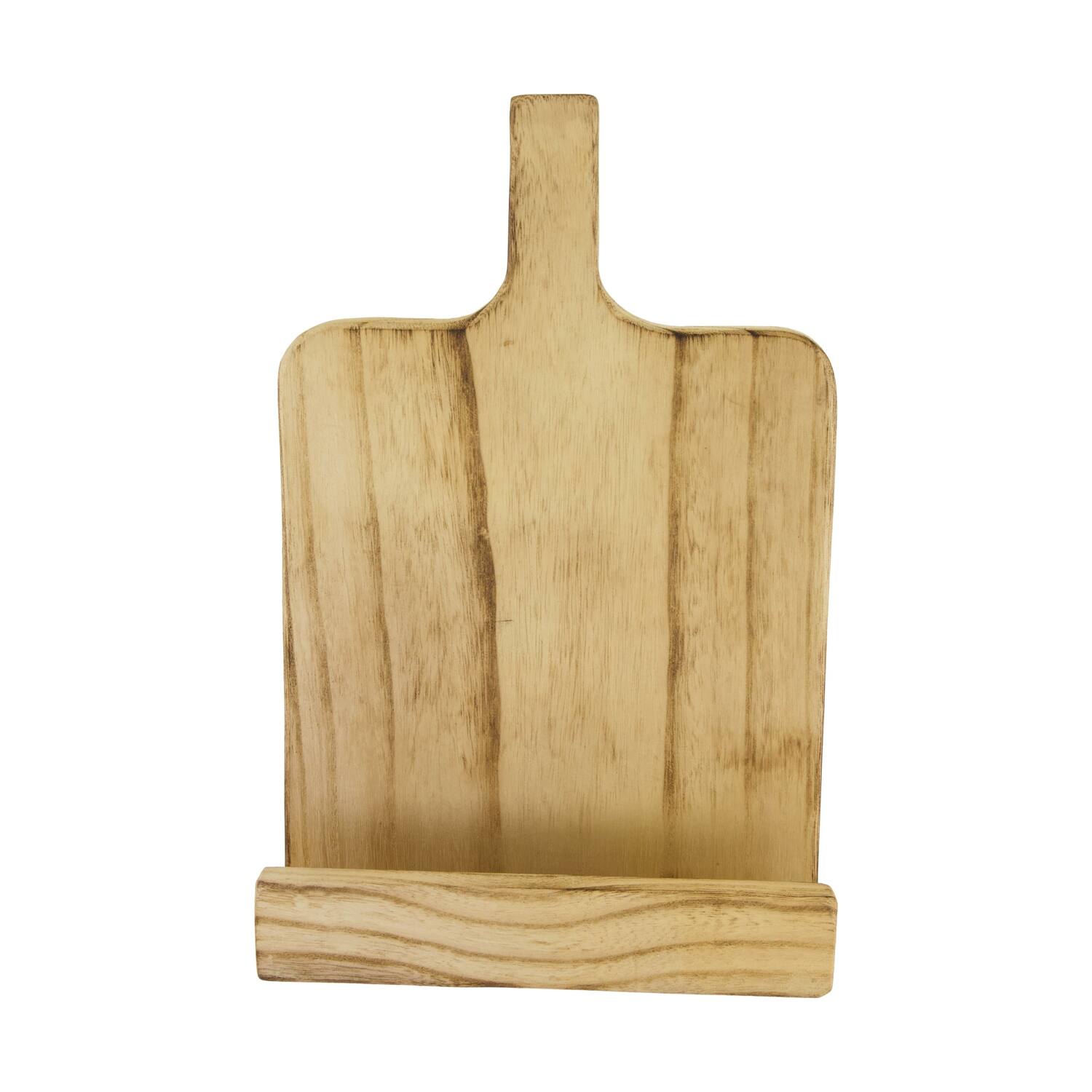 Magazine holder paulownia wood 38x25x8cm - Natural