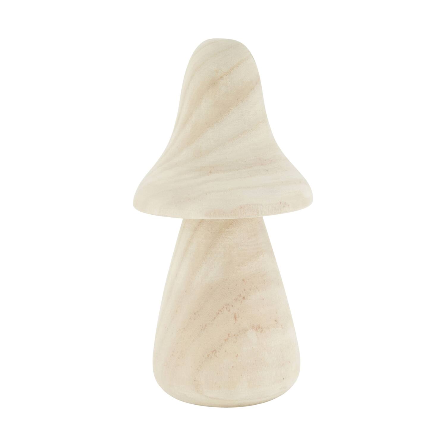 Mushroom paulownia wood 12x12x23cm