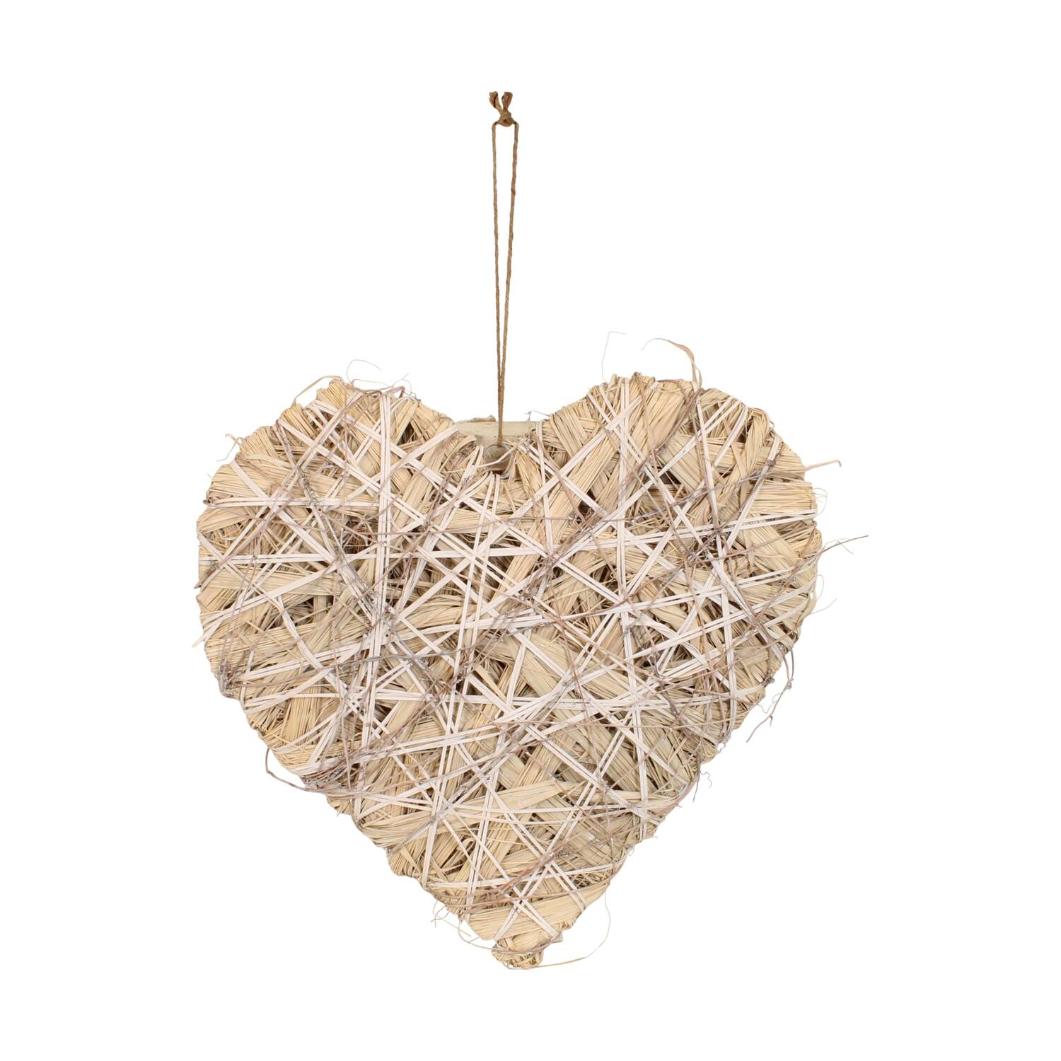 Hanger heart grass 58x4x68cm
