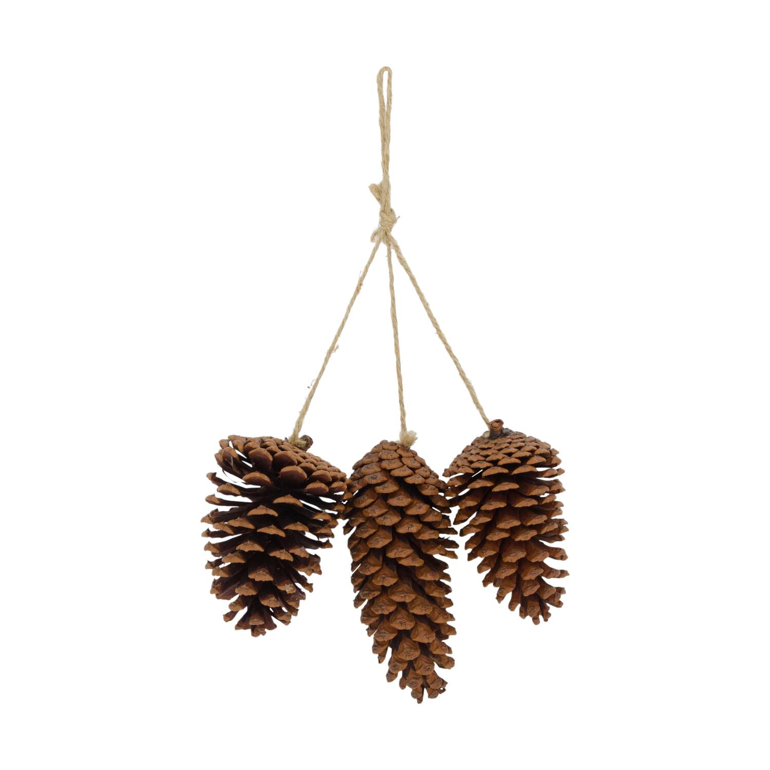 Hanger pinecone 16x16x34cm - Natural