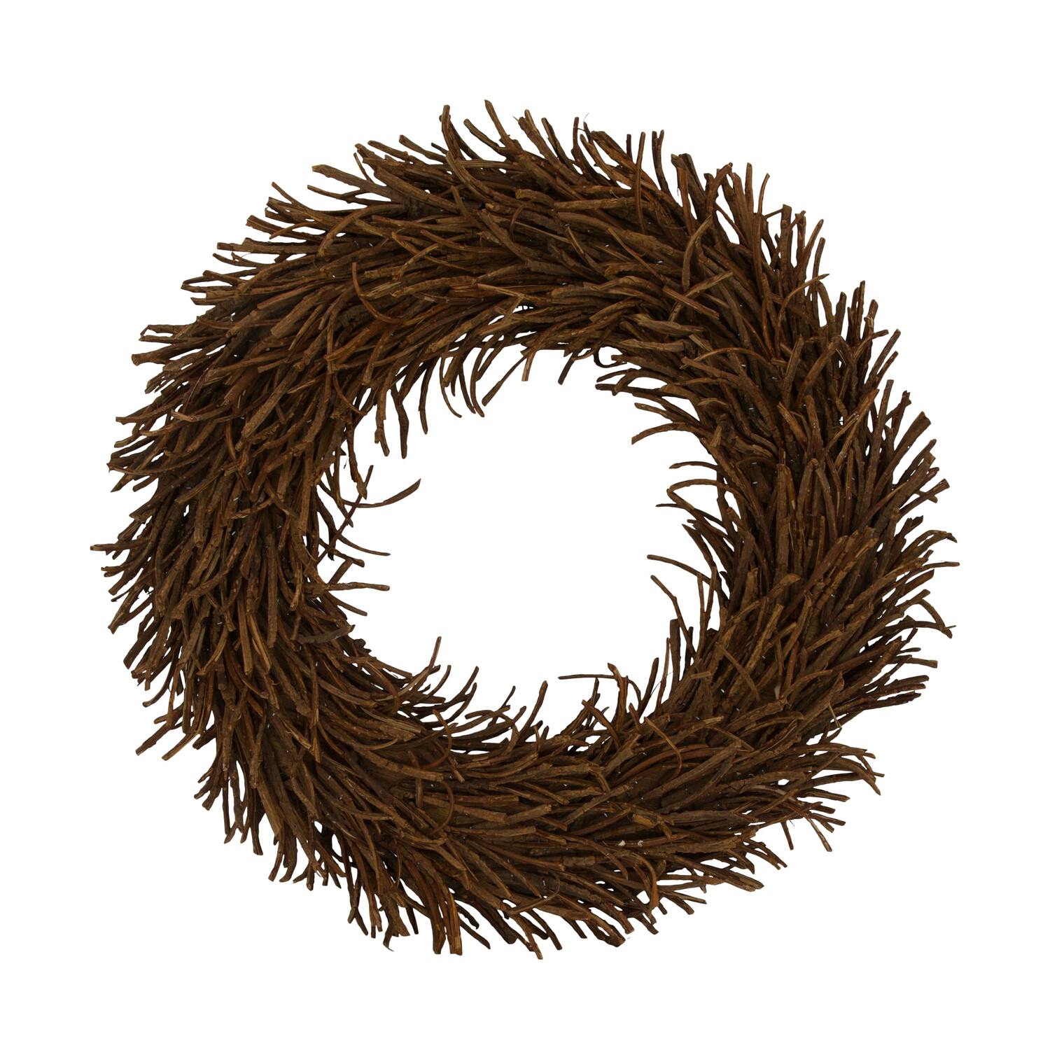 Wreath rattan 58x58x8.5cm - Natural