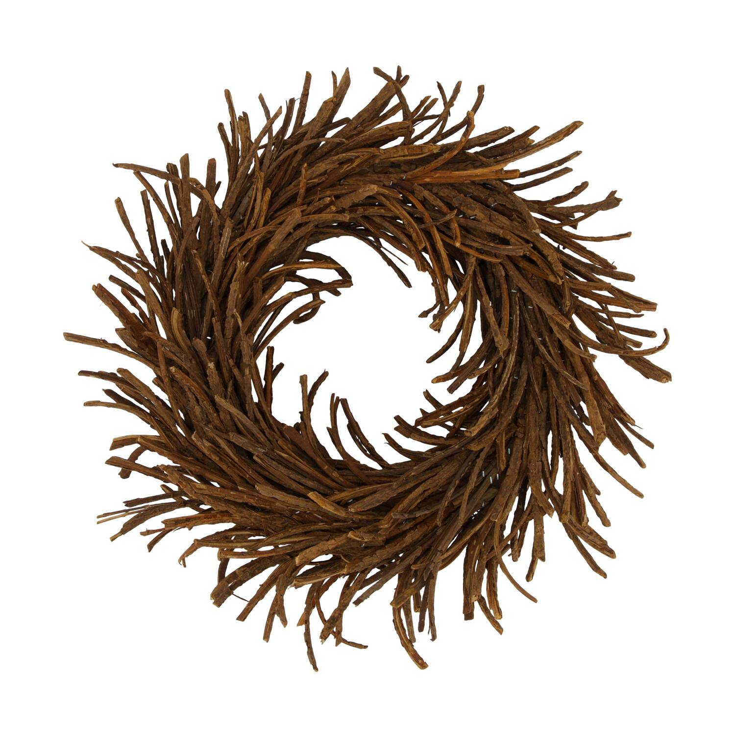 Wreath rattan 38x38x8cm - Natural