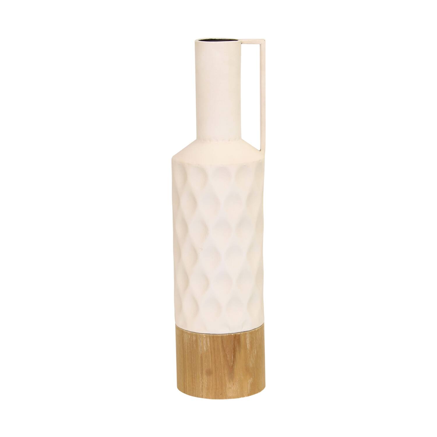 Bottle round metal 14x14x55cm