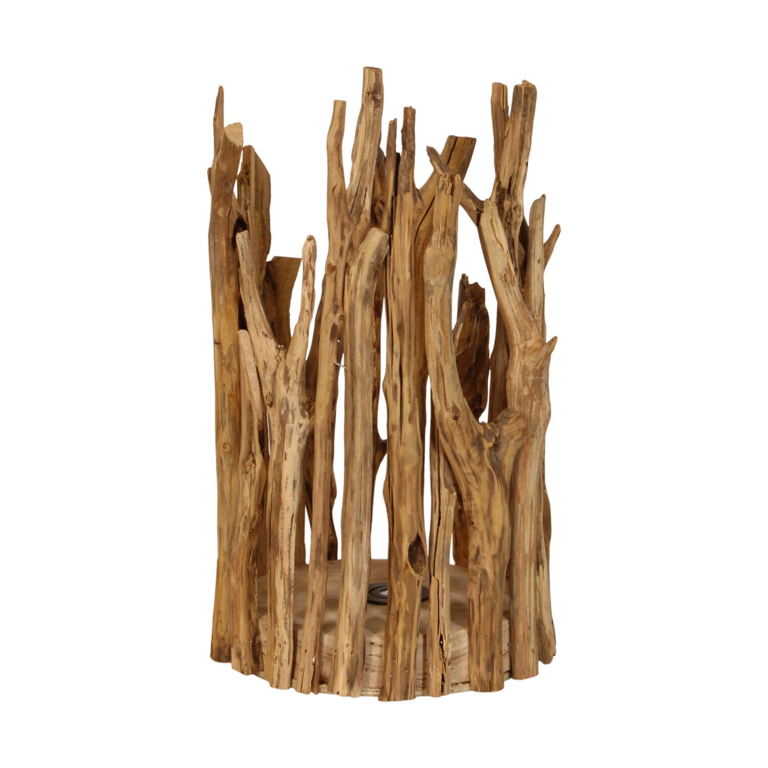 Table lamp chestnut 24x24x38cm