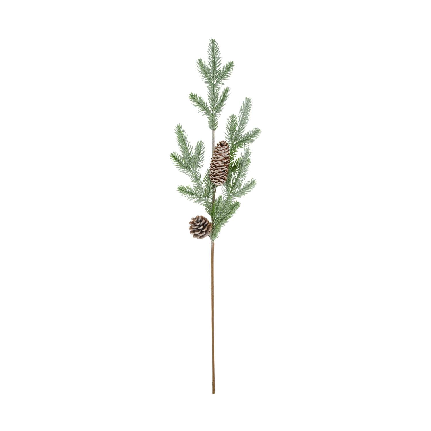 Branch pine needle with pinecones artificial 76x25x6cm