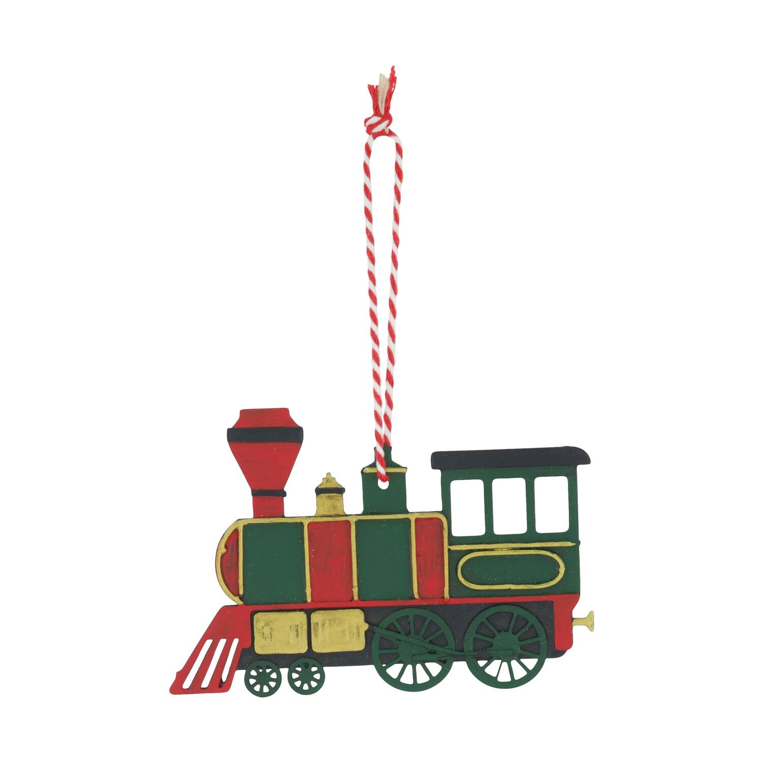 Hanger train metal 11x0.3x7.5cm - Red